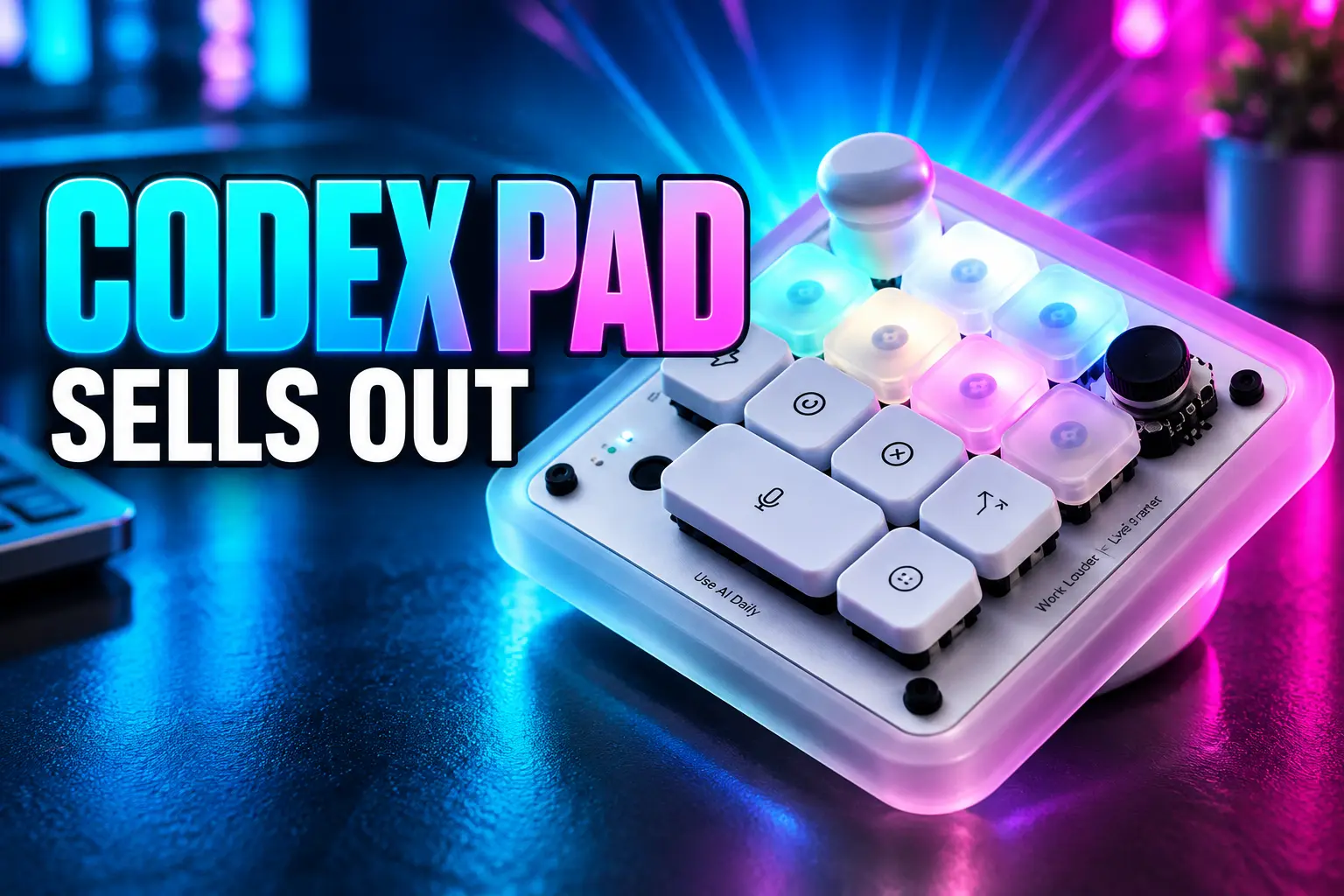 OpenAI Codex Micro keypad sold out limited run