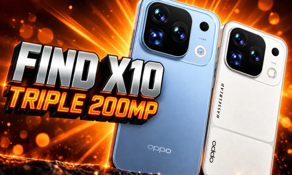 Oppo Find X10 Pro Max triple 200MP camera specs