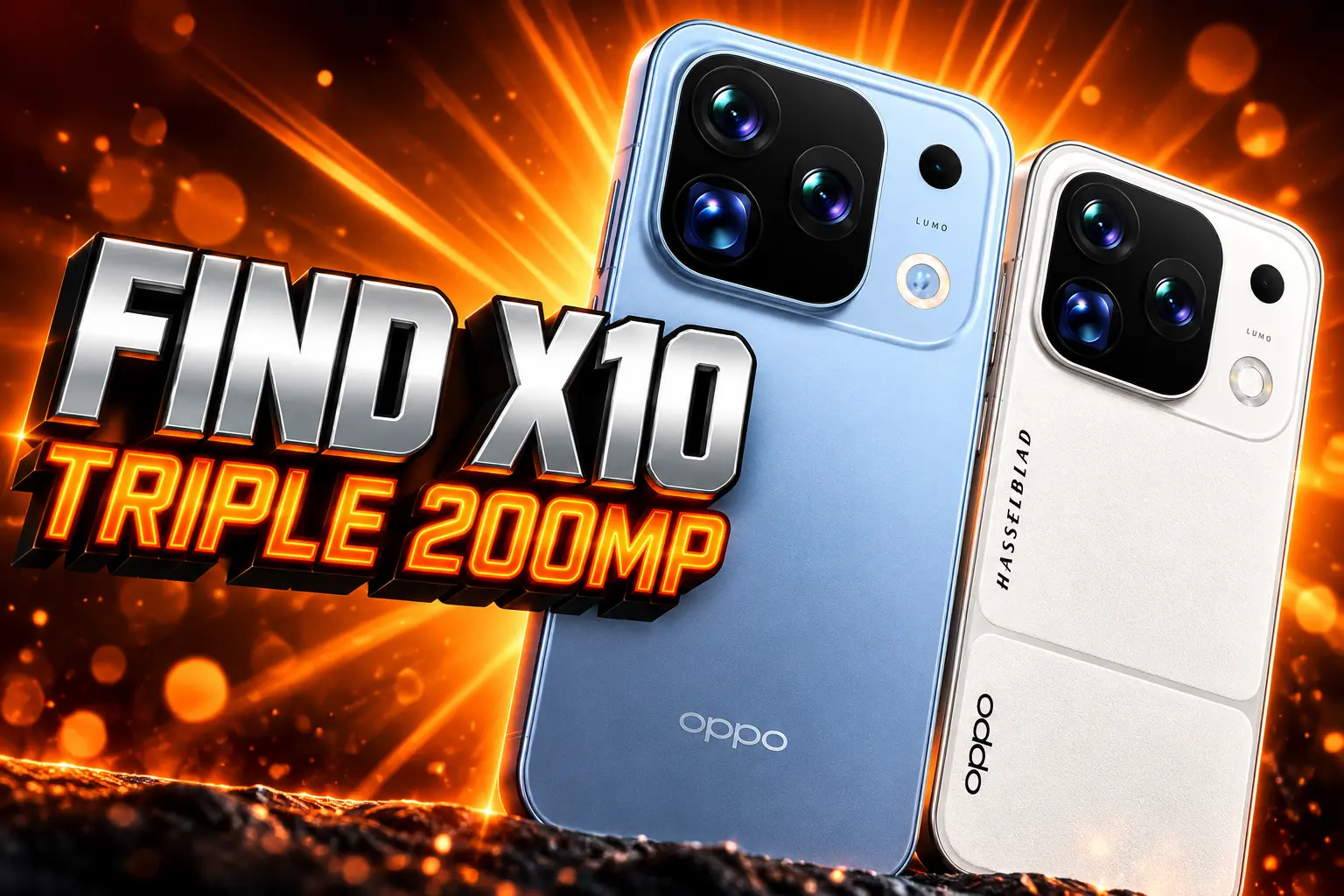 Oppo Find X10 Pro Max triple 200MP camera specs