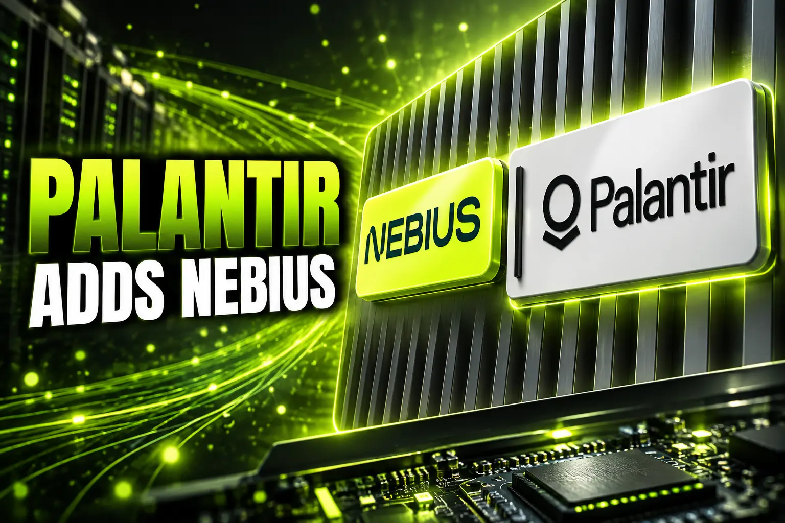 Palantir folds Nebius compute into commercial AI stack