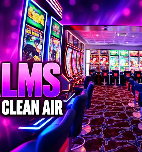 Palms Casino sealed non-smoking slot room 224