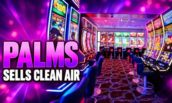Palms Casino sealed non-smoking slot room 224