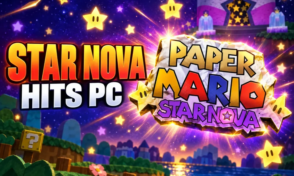 Paper Mario Star Nova free PC ROM hack Stellaria