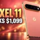 Pixel 11 Pro $1099 HiLight locked Google