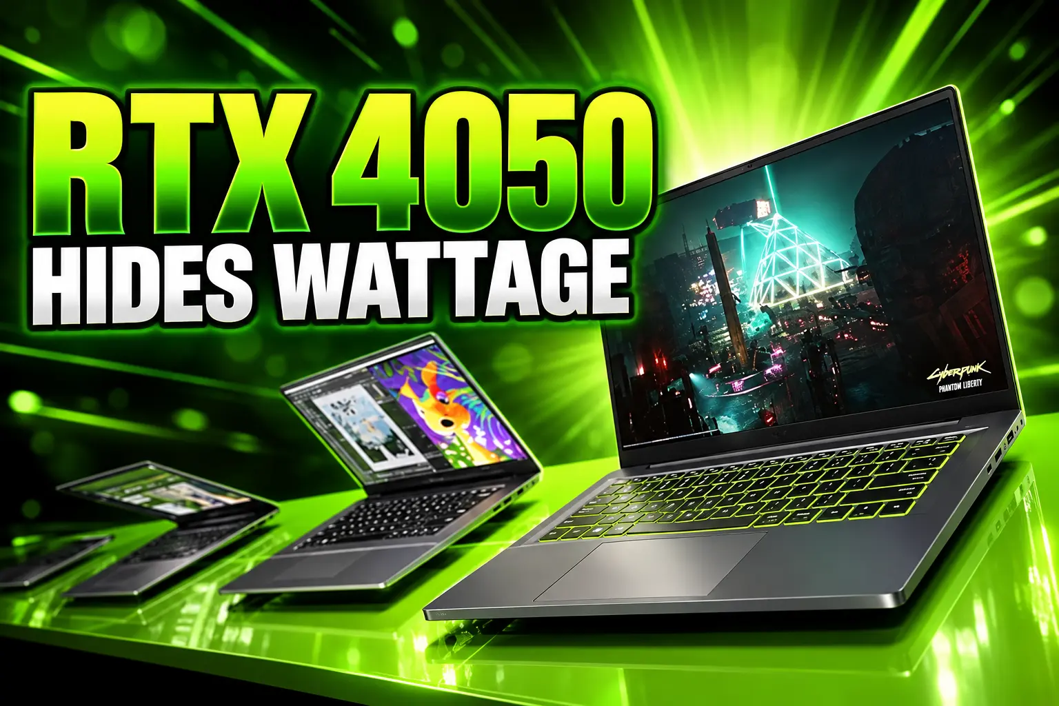 RTX 4050 laptop TGP 35 to 115 watts India