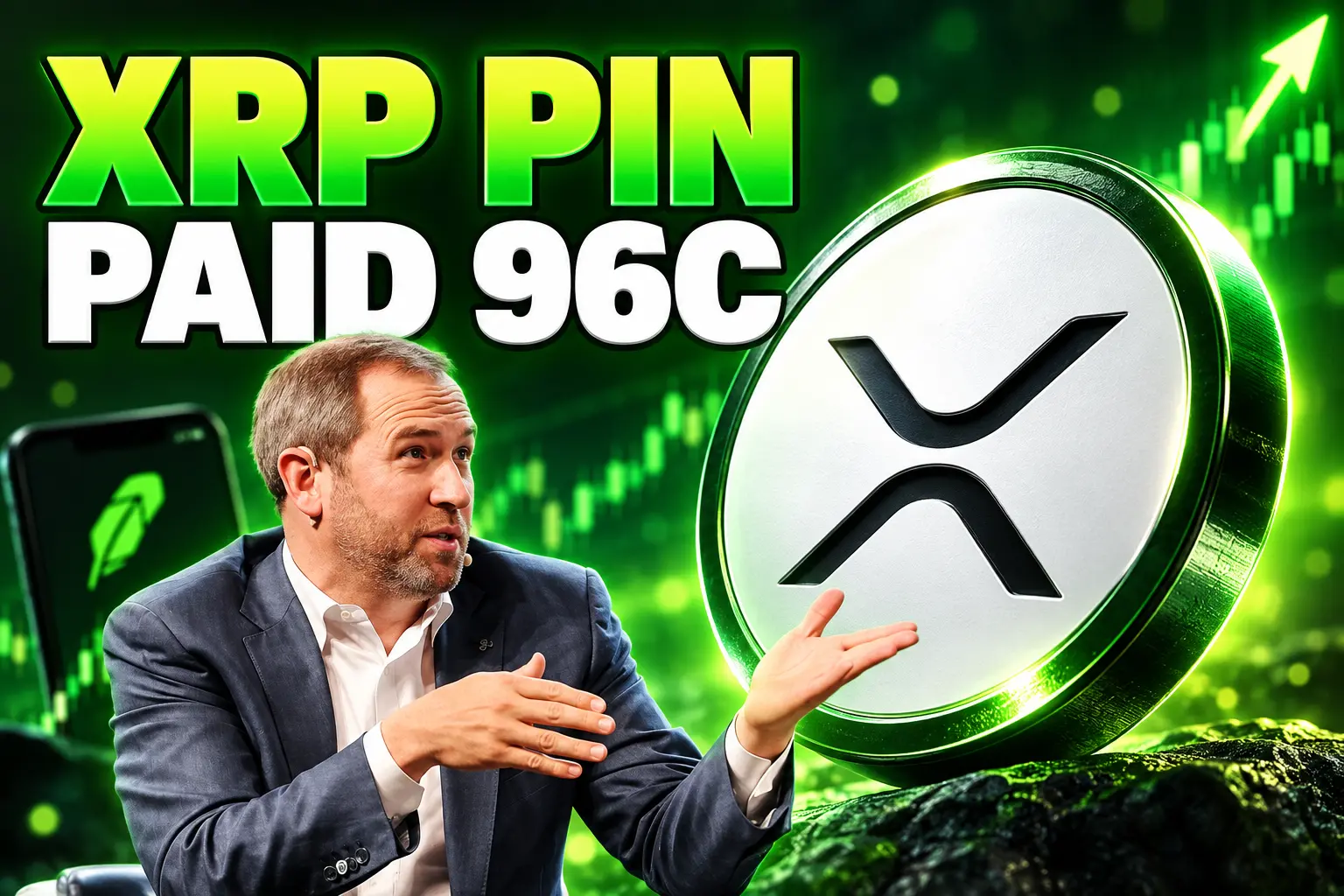 Robinhood XRP 1 a.m. EDT dollar pin contract