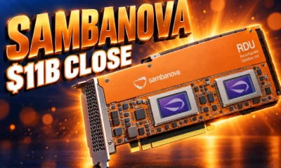 SambaNova $11 billion Series F first close Intel