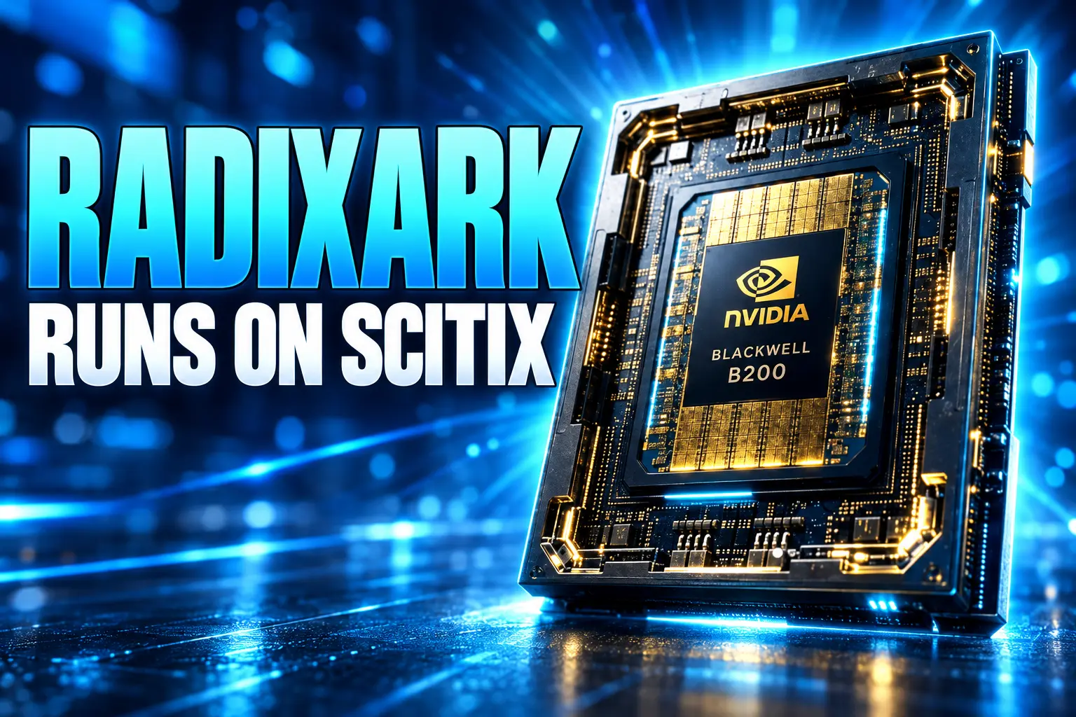 ScitiX inference platform on NVIDIA B200 clusters