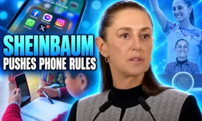 Sheinbaum classroom cell phone rules Mexico teachers
