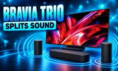Sony Bravia Theater Trio splits sound huge TVs