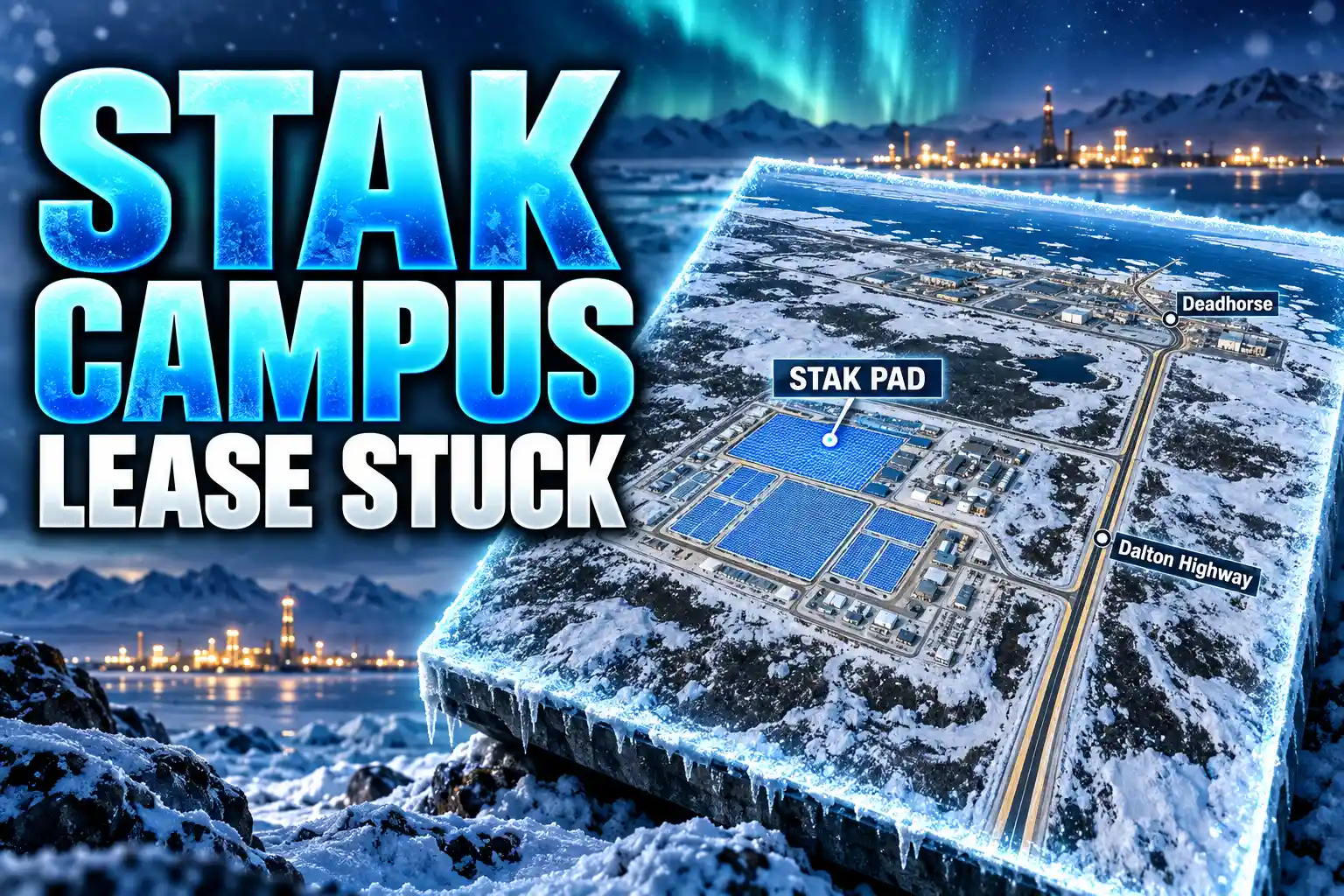 Stak Energy North Slope AI data center 50-year lease