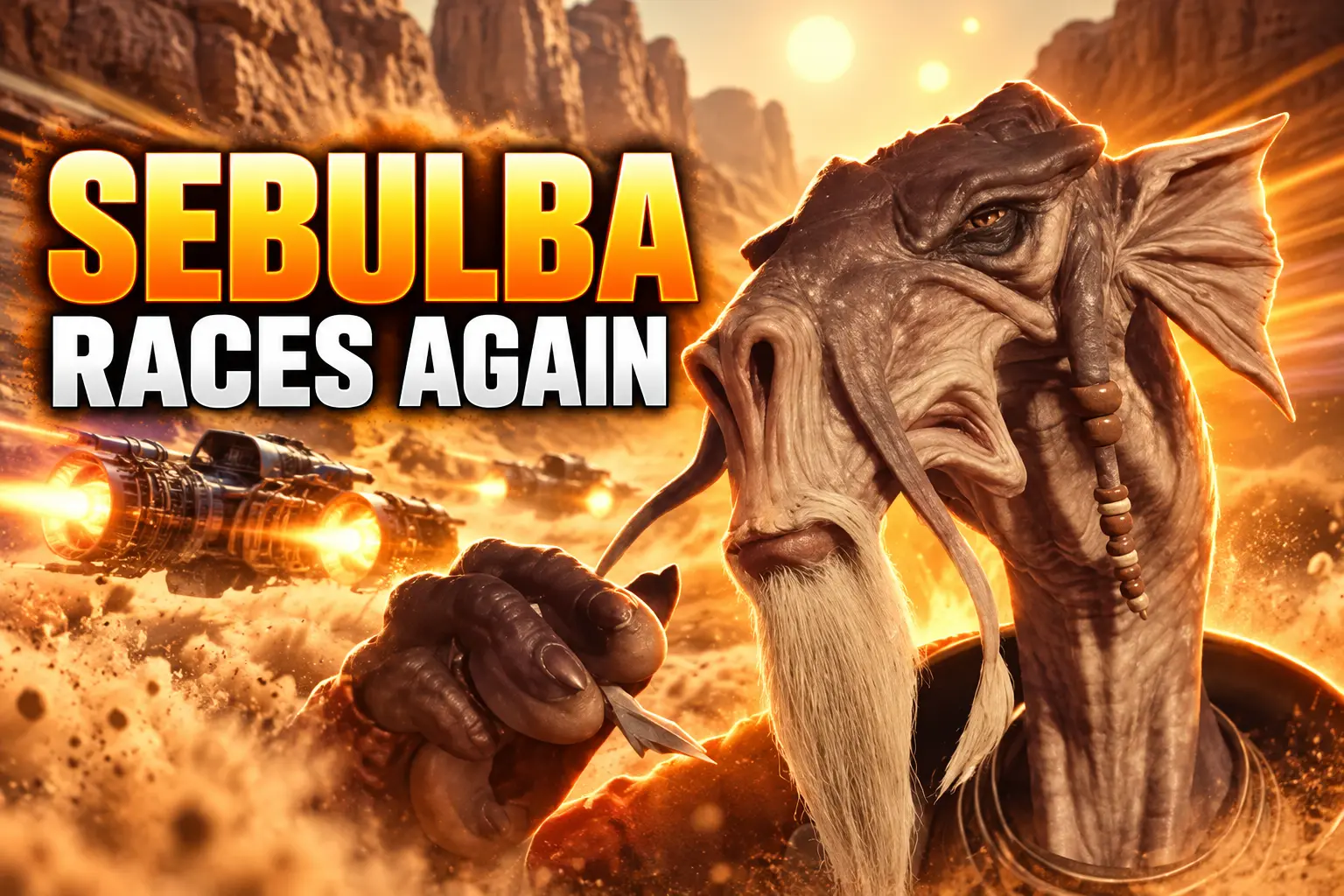 Star Wars Galactic Racer Sebulba October 6 launch