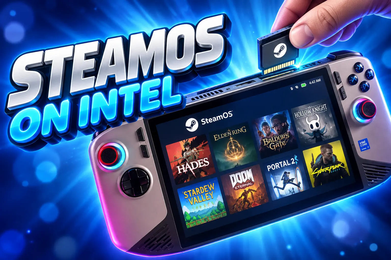 SteamOS 3.8.7 Intel handheld firmware MSI Claw
