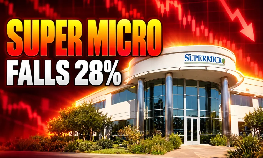 Super Micro Computer $7 billion AI stock sale crash