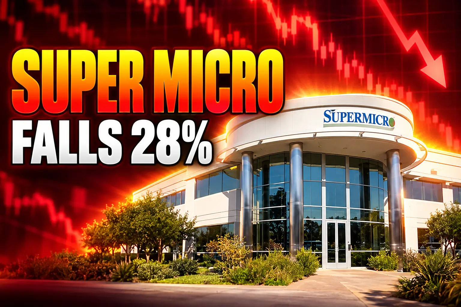 Super Micro Computer $7 billion AI stock sale crash