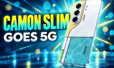 Tecno Camon Slim 5G artist colors Mondrian 6000 mAh