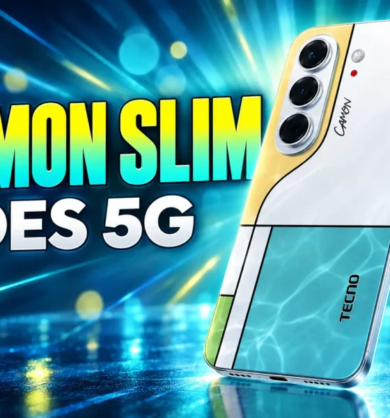 Tecno Camon Slim 5G artist colors Mondrian 6000 mAh