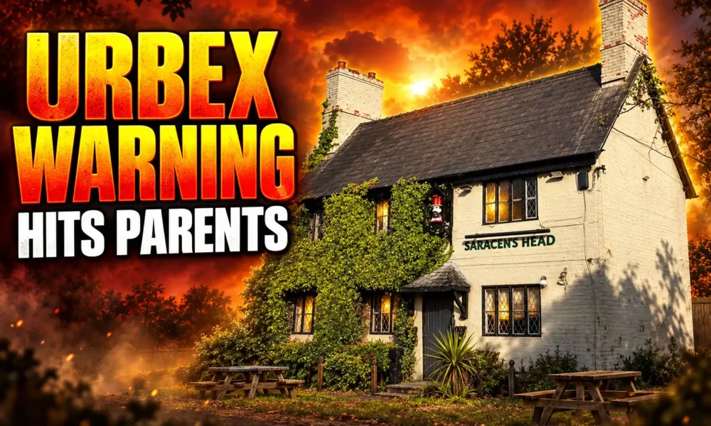 TikTok urbex child injured at abandoned Saracens Head