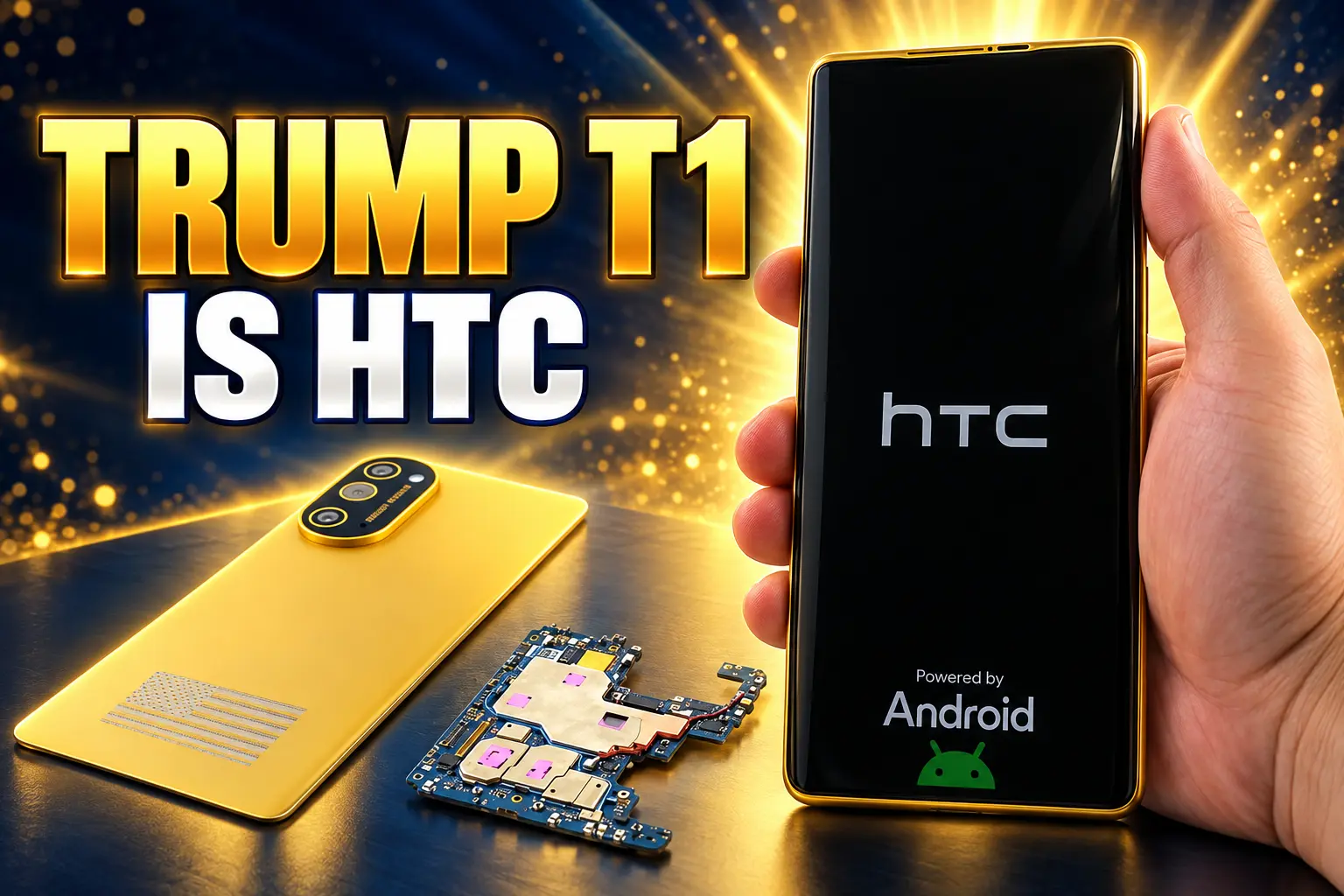Trump T1 phone iFixit teardown HTC U24 Pro