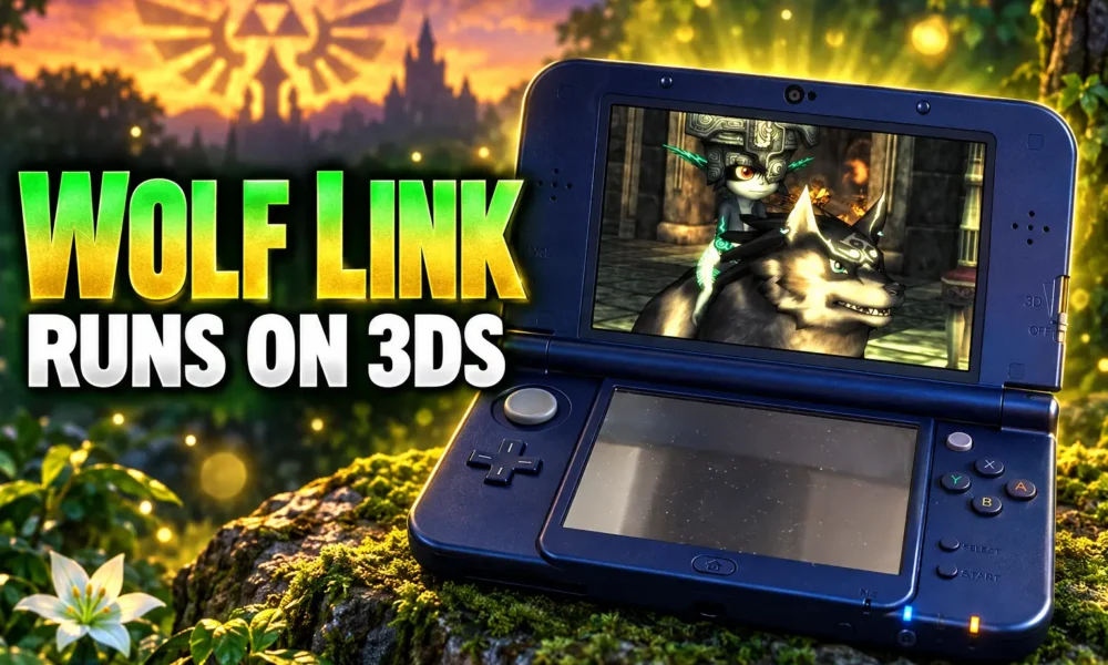 Twilight Princess 3DS port Wolf Link Midna update
