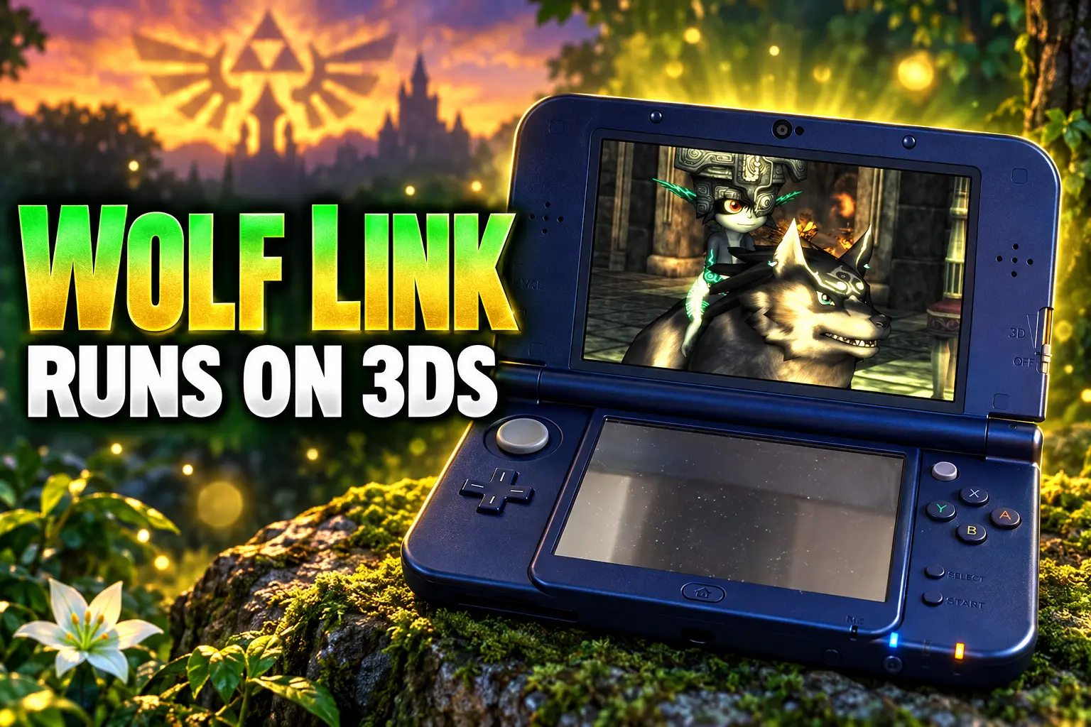Twilight Princess 3DS port Wolf Link Midna update