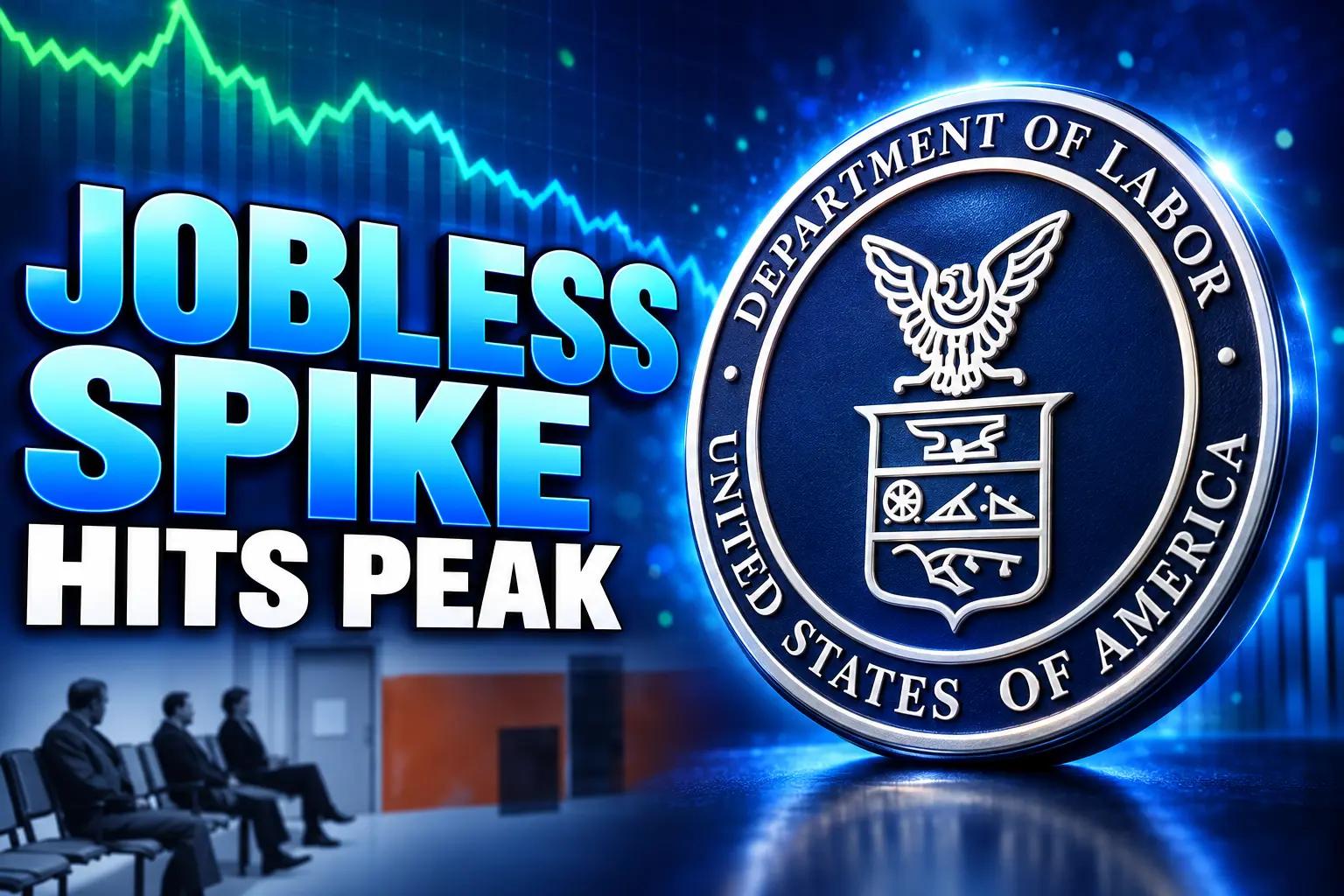 US jobless claims 225000 peak falls to 206000