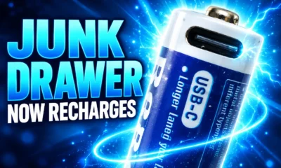 USB-C AA cells make junk drawer rechargeable