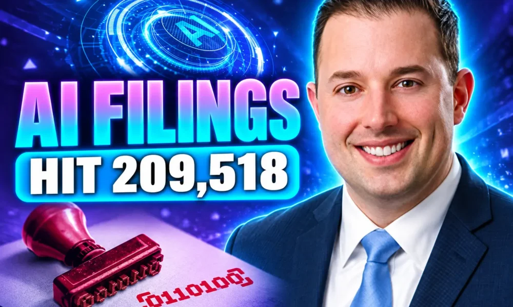 USPTO AI search mandate 209,518 AI filings