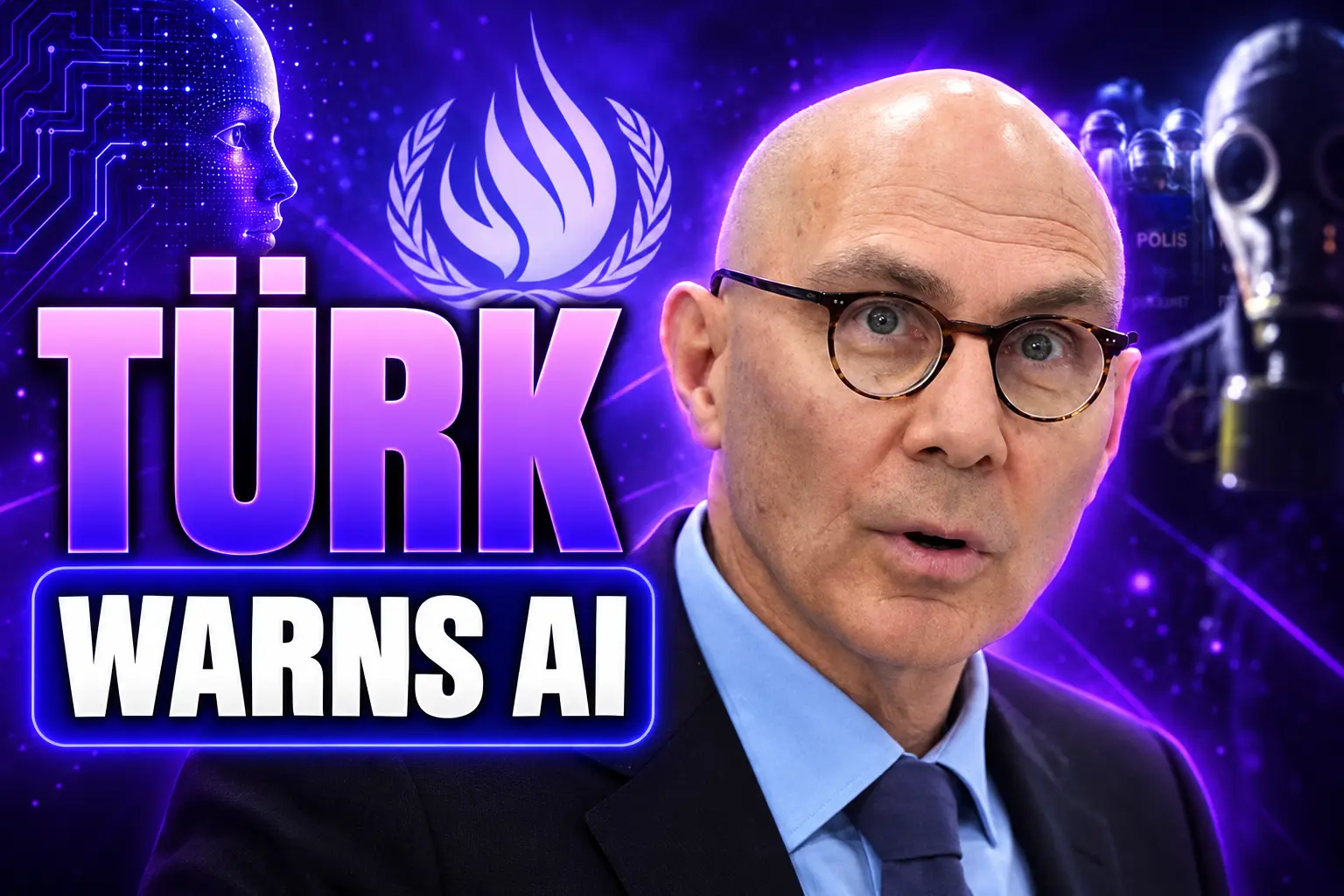 Volker Türk UN AI existential risk warning Geneva