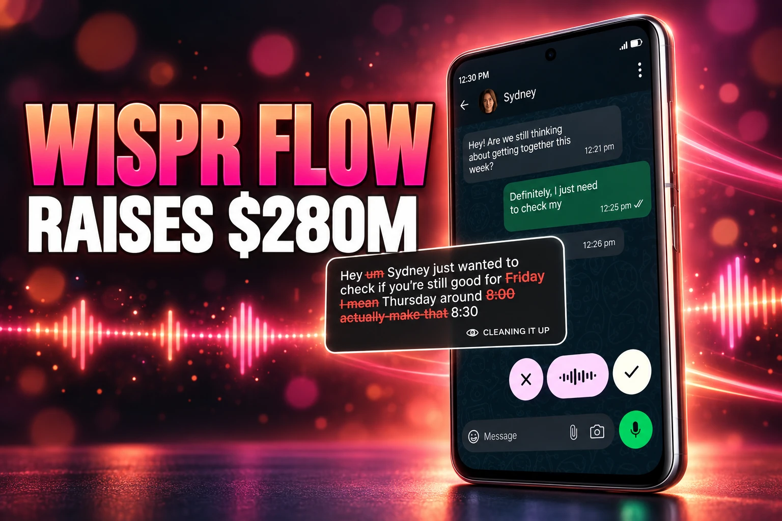 Wispr Flow Canto speech model $280 million raise