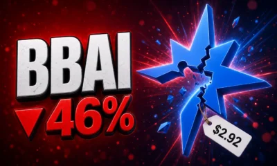 BigBear.ai stock falls 46 percent to $2.92