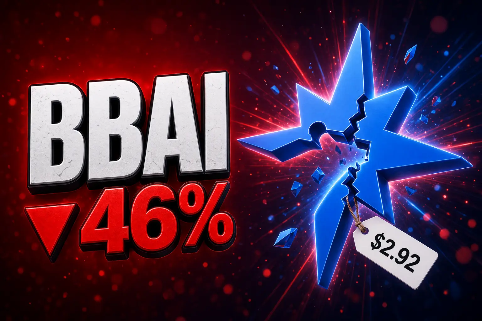 BigBear.ai stock falls 46 percent to $2.92