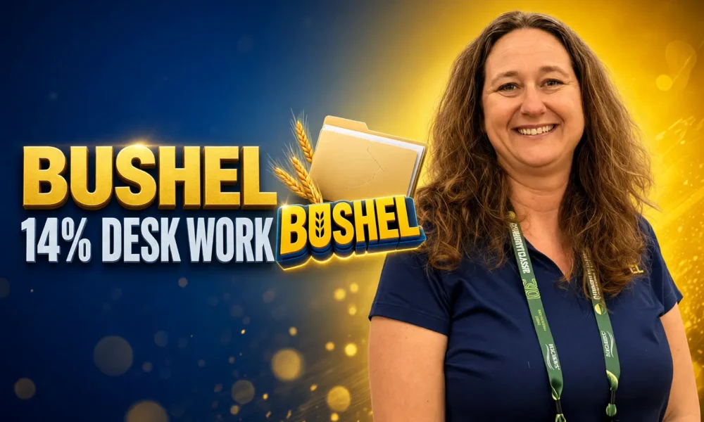 Bushel 2026 farm survey 14 percent AI office use