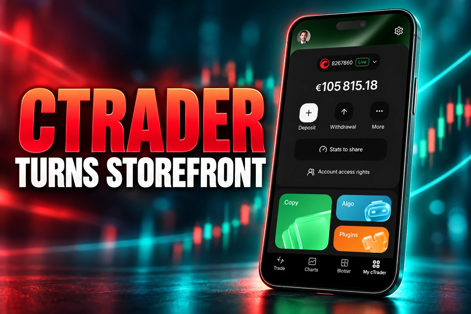 cTrader Mobile 5.9 My cTrader public stats hub
