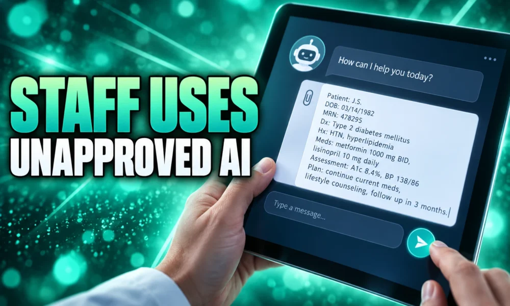 Cotiviti 64 percent hospital staff unapproved AI tools
