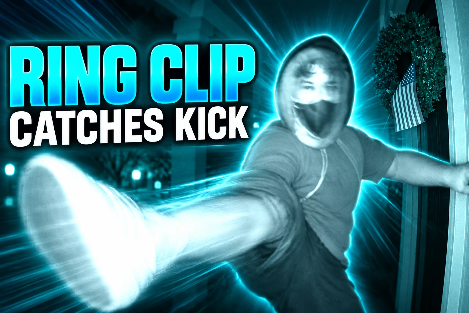 Douglas County door kick challenge Ring camera footage