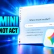 Gemini Windows app cannot delete Gmail or sort Drive