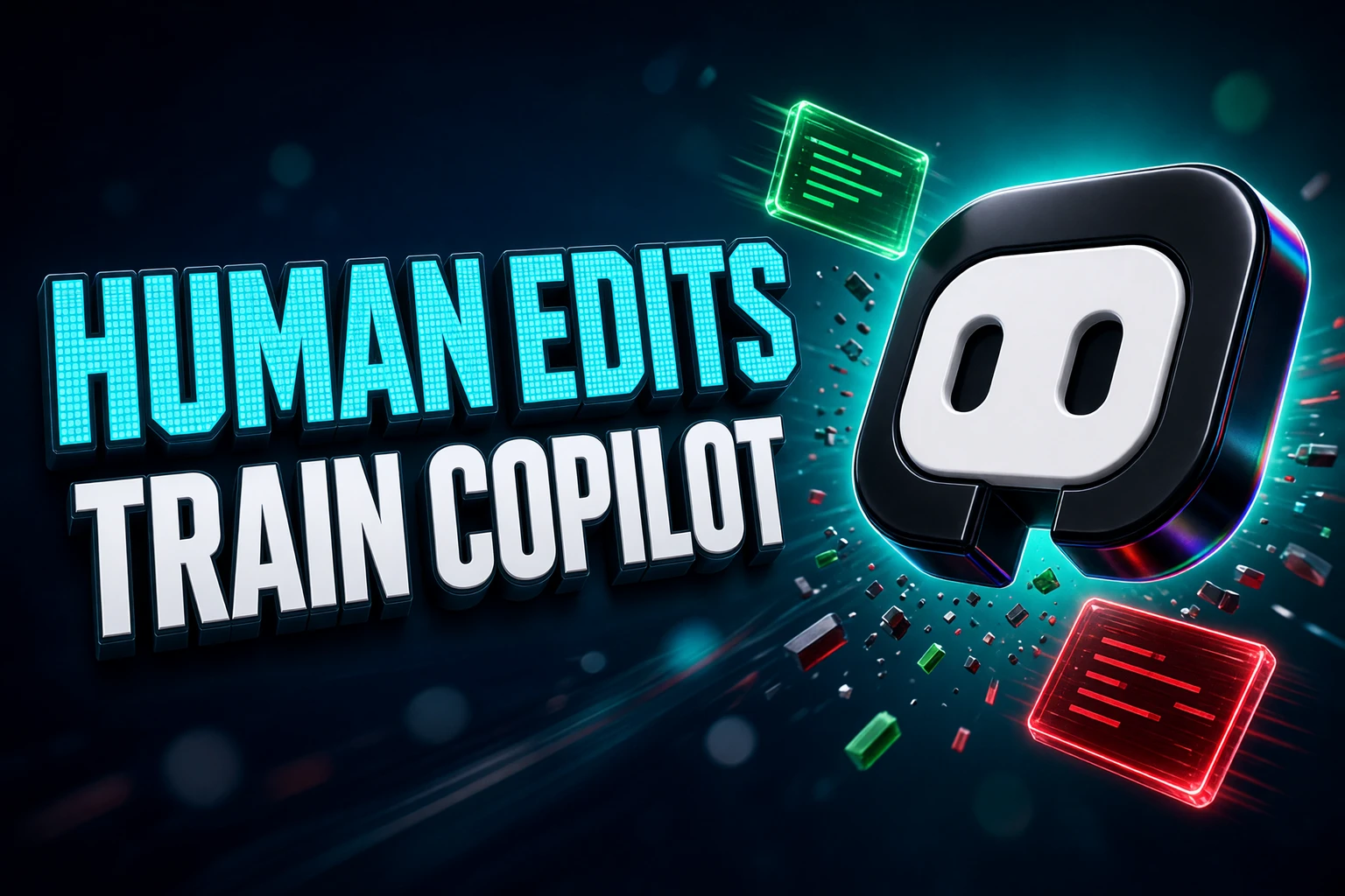GitHub Copilot trains on human code overrides
