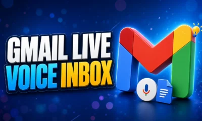 Google Gmail Live voice inbox Gemini rollout phones