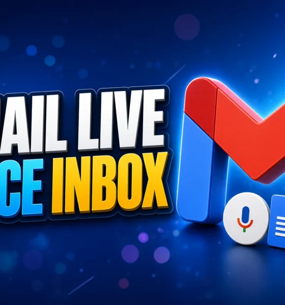 Google Gmail Live voice inbox Gemini rollout phones