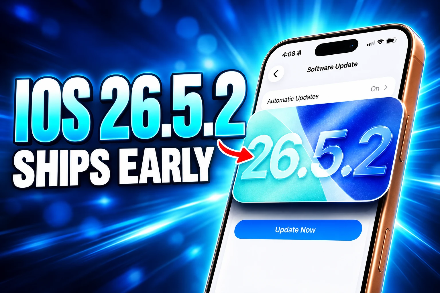 iOS 26.5.2 early security update 29 fixes