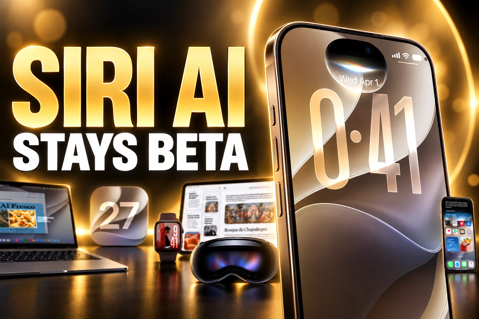 iOS 27 Siri AI beta release September 14
