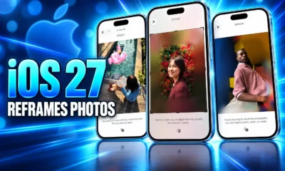 iOS 27 Spatial Reframing AI photo reframe tool