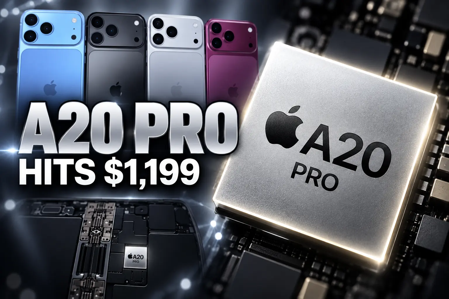 iPhone 18 Pro A20 Pro 2nm chip $1199