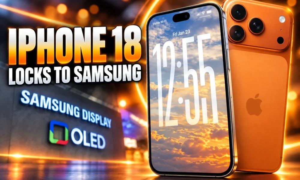 iPhone 18 Pro display Samsung LG LTPO panels