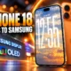 iPhone 18 Pro display Samsung LG LTPO panels