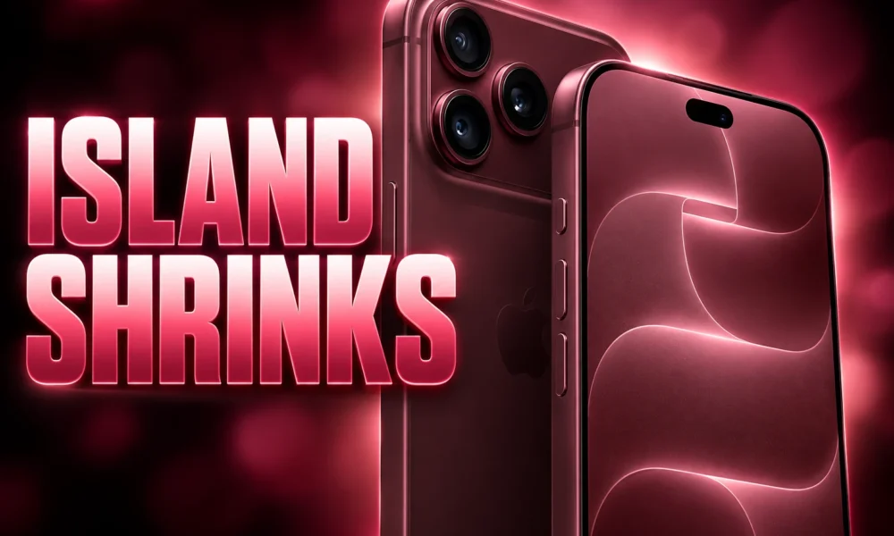 iPhone 18 Pro smaller Dynamic Island confirmed