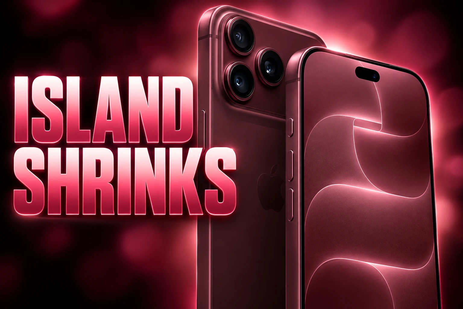 iPhone 18 Pro smaller Dynamic Island confirmed