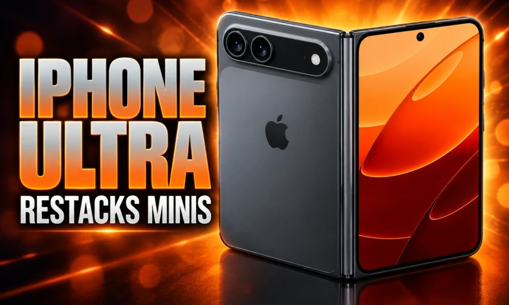 iPhone Ultra restacks two retired minis foldable