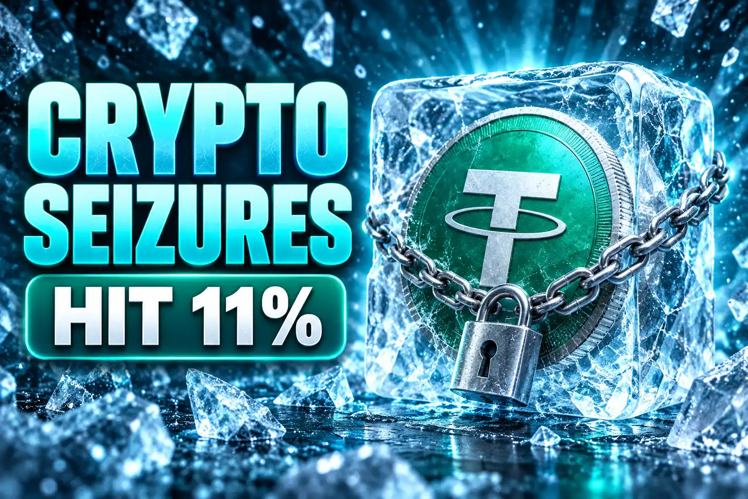 illicit crypto seizure rate 11 percent 2025